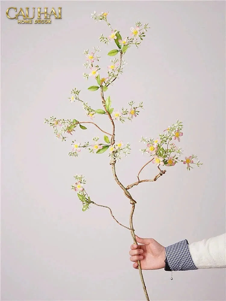 Cành Hoa Táo-Hoa Lụa-CẬU HAI HOME DECOR