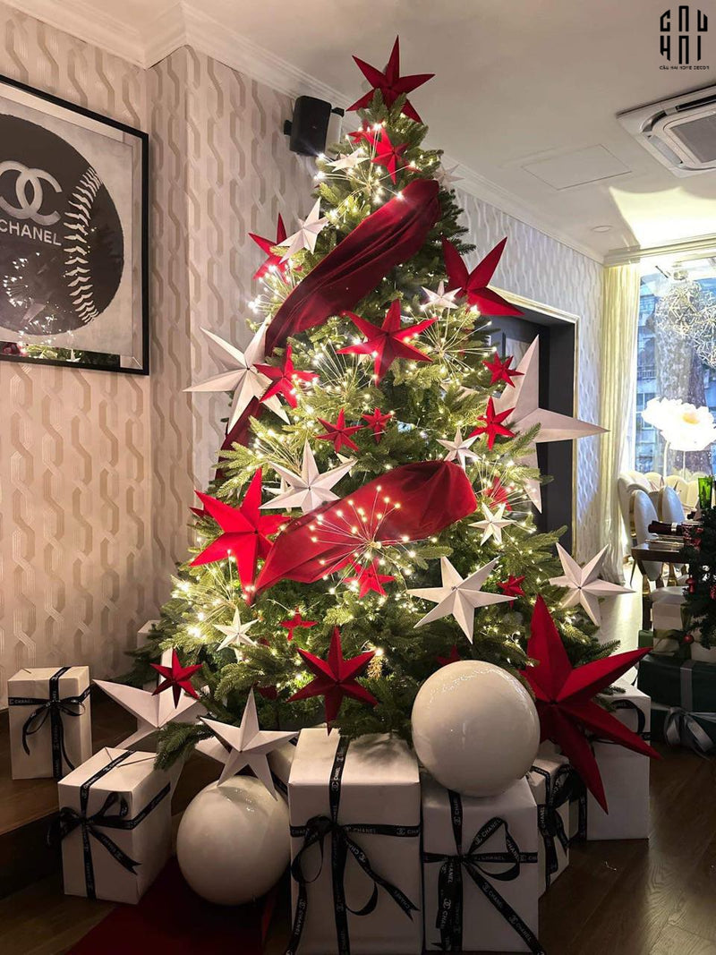 Cây Thông Giáng Sinh - Red Velvet Christmas Tree 2M4
