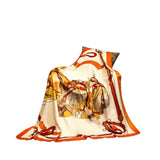 Chăn Blanket Velvet Équestre Saddle Amber 150x150-Chăn Blanket-Cậu Hai Home Decor-CẬU HAI HOME DECOR