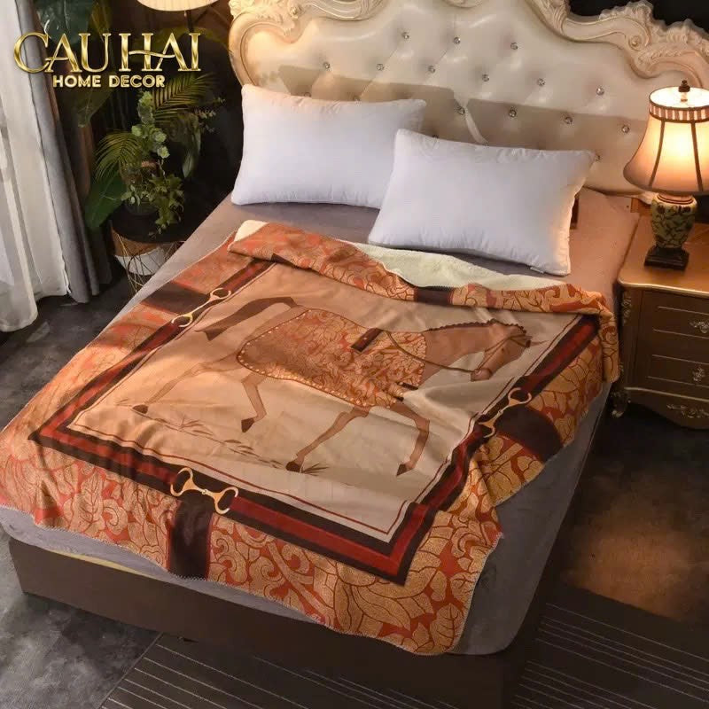Chăn Cashmere Couture 150 X 200 - Impérial Stallion - CẬU HAI HOME DECOR