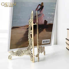 Chân Đỡ Đĩa Đồng Trưng Bày - Plate Stand Cosmo-CẬU HAI HOME DECOR