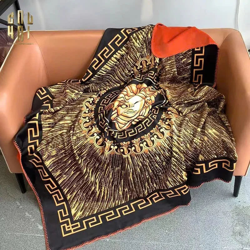 CHĂN NHUNG CAO CẤP MEDUSA GALA AMPLIFIED - LUXURY VELVET BLANKET 150X200 - CẬU HAI HOME DECOR