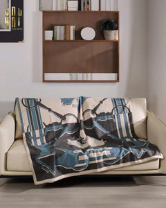 Chăn Nhung Cao Cấp Tatersale Velvet Blanket 150x150-CHĂN SOFA-CẬU HAI HOME DECOR