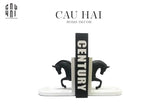 CHẶN SÁCH TROY MARBLE SS22-CẬU HAI HOME DECOR