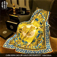 Chăn Sofa Cao Cấp Gold Line Barocco Velvet Blanket 150x150-CHĂN SOFA-CẬU HAI HOME DECOR