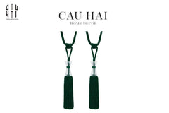 Cột Màn Đôi Émeraude Crystal Tassel Curtain Tieback 82Cm-RÈM & MÀN CHE-CẬU HAI HOME DECOR