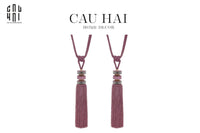 Cột Màn Đôi Fuchsia Bling Bling Tassel Curtain Tieback- 85Cm-CẬU HAI HOME DECOR