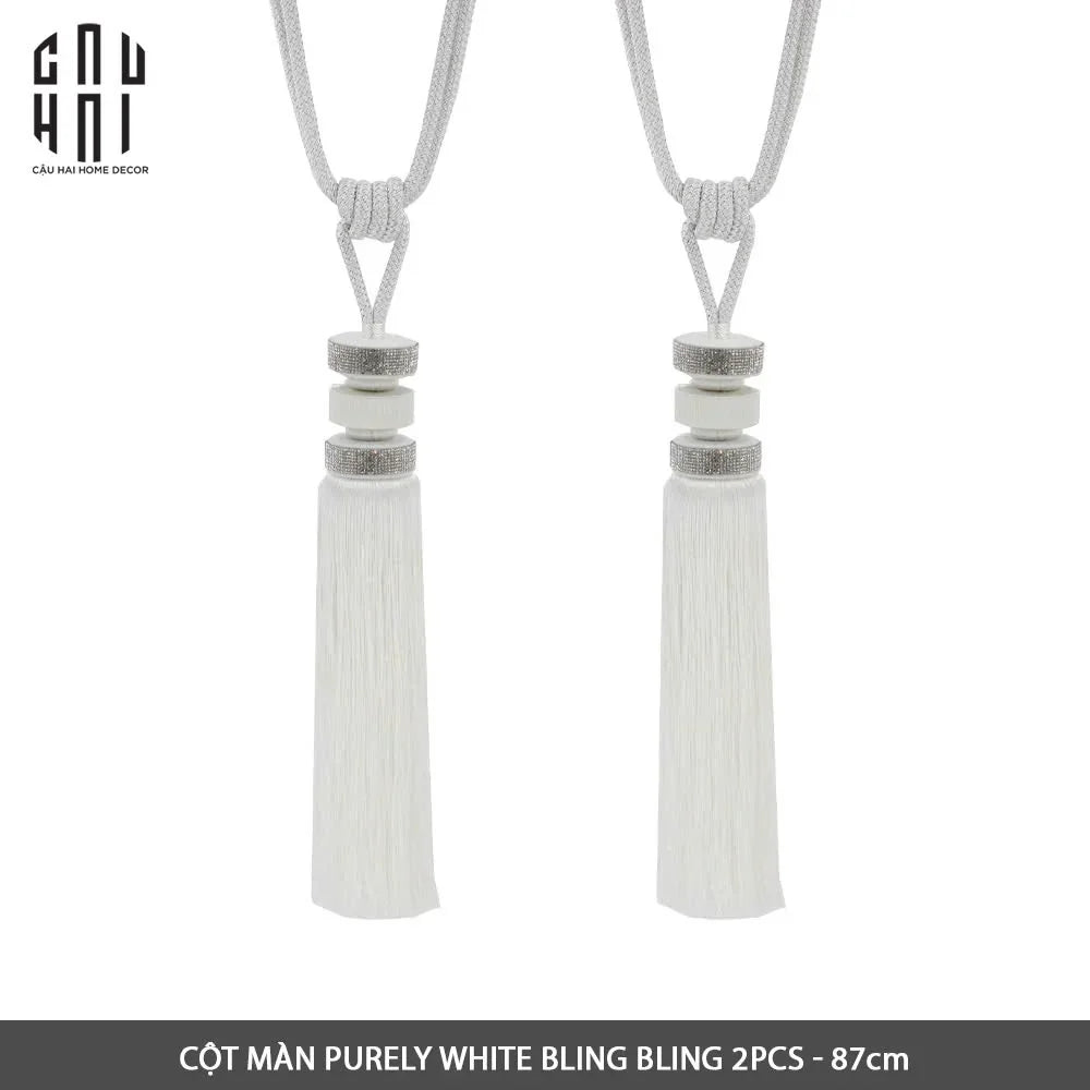 CỘT MÀN ĐÔI HALO BLANC BLING BLING 2PCS - 85CM