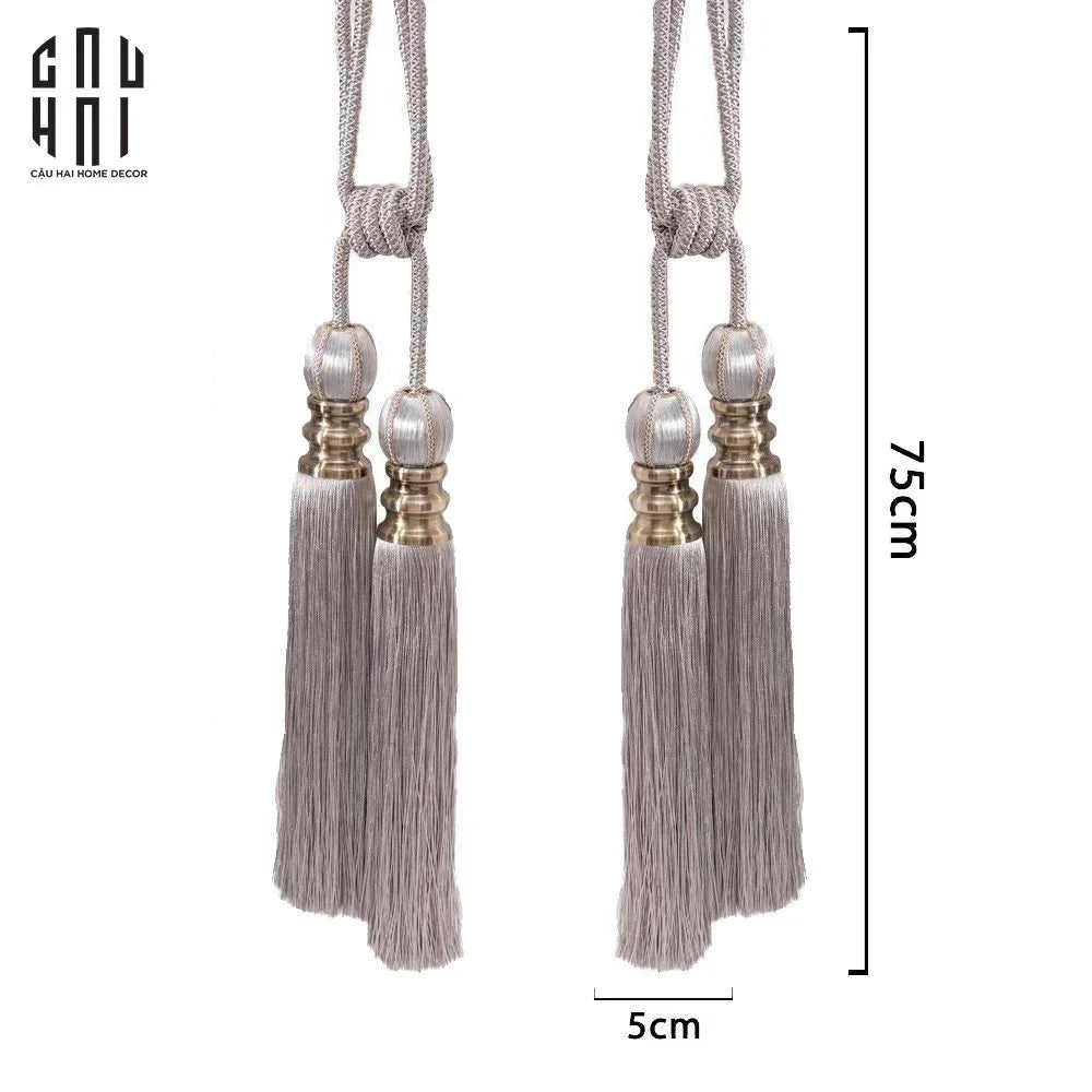 Cột Màn Platinum Tassel Curtain Tieback 2Pcs-CẬU HAI HOME DECOR