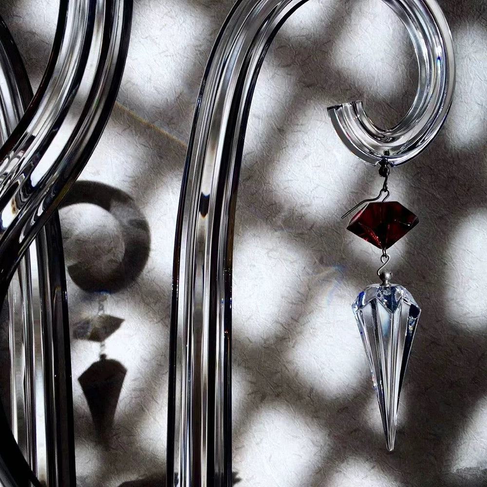 Cristallery Maison Couture - Đĩa Pha Lê 3 Tầng Impérial Scepter Serving Étagère zxx-Đĩa bánh tầng-CẬU HAI HOME DECOR