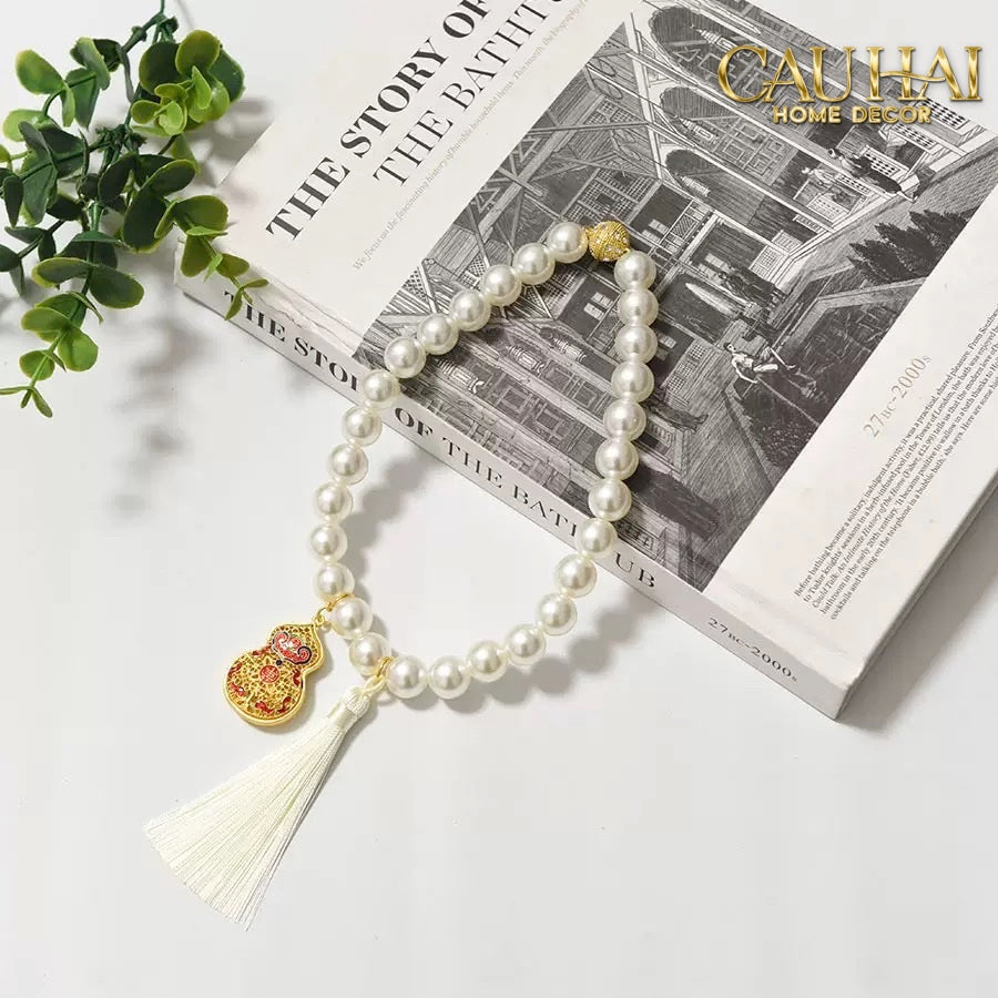 Curtain Holdbacks - Set 2 Cột Màn Ngọc Trai Perle de La Mer - CẬU HAI HOME DECOR