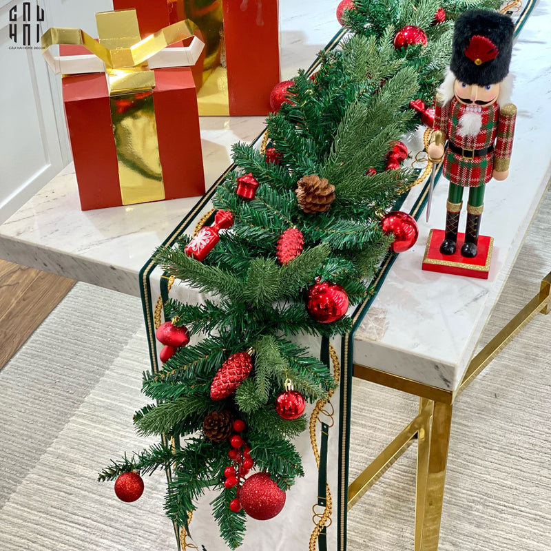 Dây Thông Giáng Sinh - Christmas Pine Branch 2M7 - Red