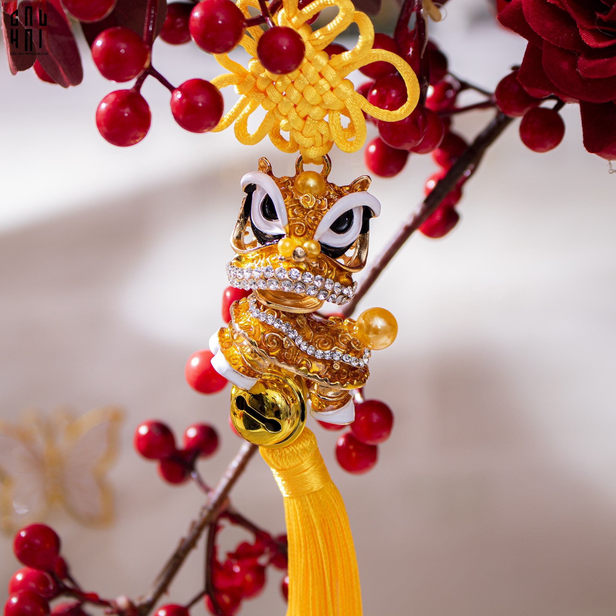 Dây Treo Kỳ Lân Vàng - CẬU HAI HOME DECOR