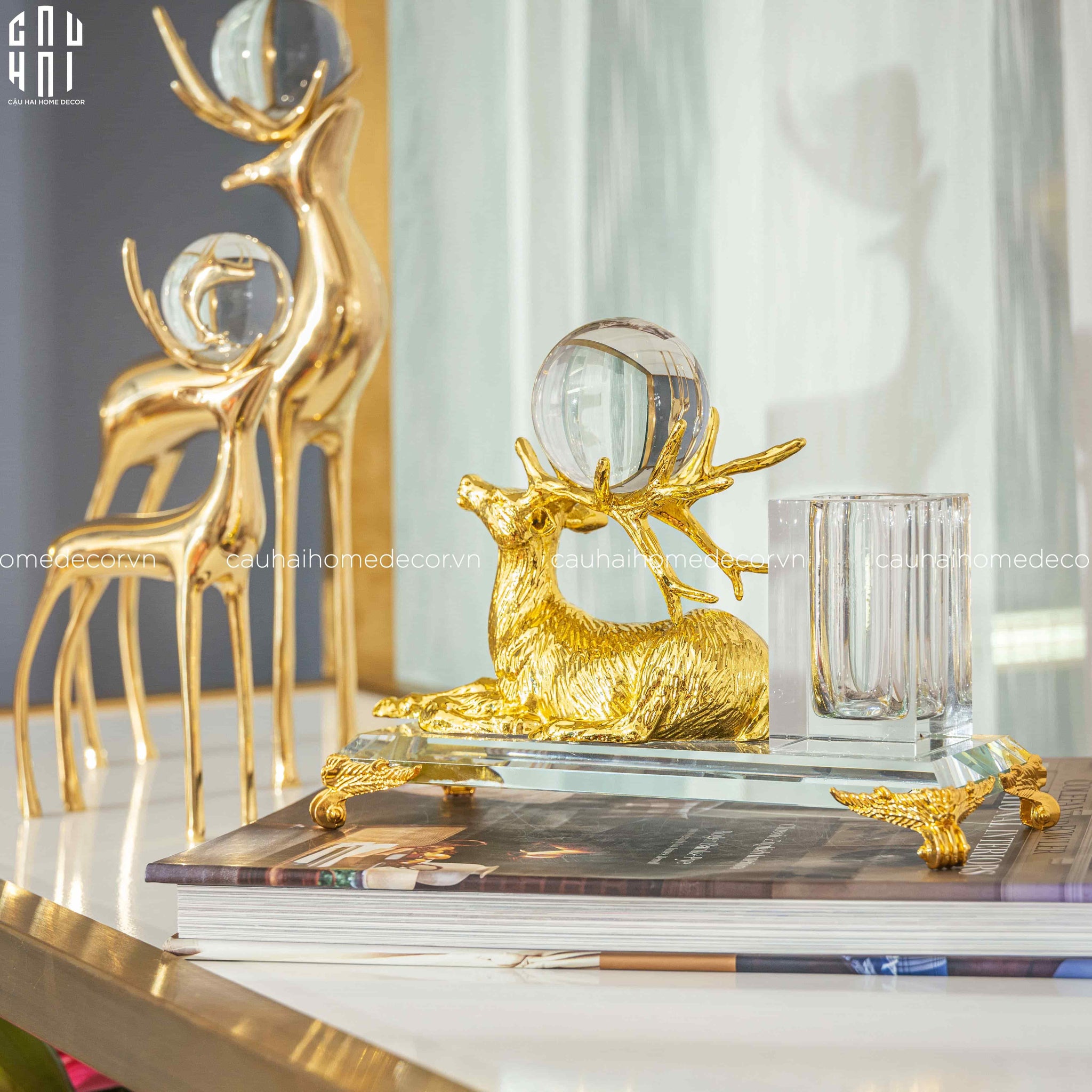 ĐẾ BÚT GOLDEN FORTUNE-CẬU HAI HOME DECOR