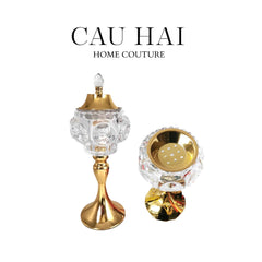 Đế Đốt Trầm Royal Crystal Burner-ĐỐT TRẦM & HƯƠNG THƠM-CẬU HAI HOME DECOR