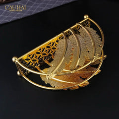 Đế Giấy Royale Persian Aurum Plumage Tissue Holder-CẬU HAI HOME DECOR