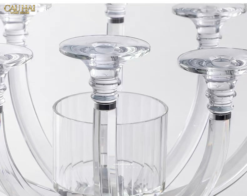 Đế Nến Bình Hoa Pha Lê Candélabre En Cristalleries H30-ĐẾ NẾN-CẬU HAI HOME DECOR-CẬU HAI HOME DECOR