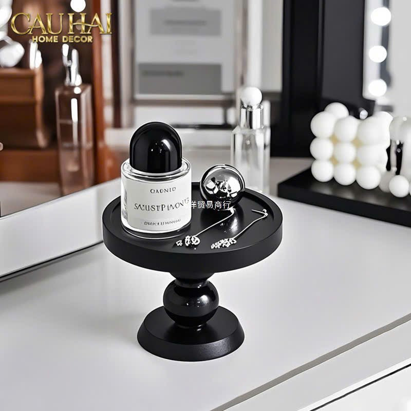 ĐẾ NẾN BLACK WOOD-3- Cậu Hai Home Decor