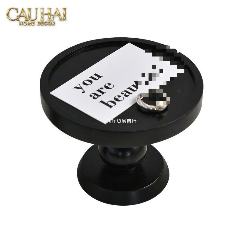ĐẾ NẾN BLACK WOOD-4- Cậu Hai Home Decor