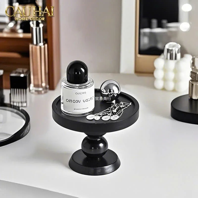 Đế Nến Black Wood-ĐẾ NẾN-CẬU HAI HOME DECOR