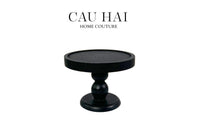 Đế Nến Black Wood-ĐẾ NẾN-CẬU HAI HOME DECOR
