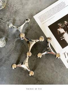 Đế Nến Gilded Hexalink Trilogy Module-ĐẾ NẾN-CẬU HAI HOME DECOR