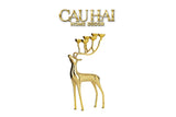Đế Nến Hươu Lumière Du Cerf – Gilded Candle Holder Antler-ĐÈN TRANG TRÍ-CẬU HAI HOME DECOR