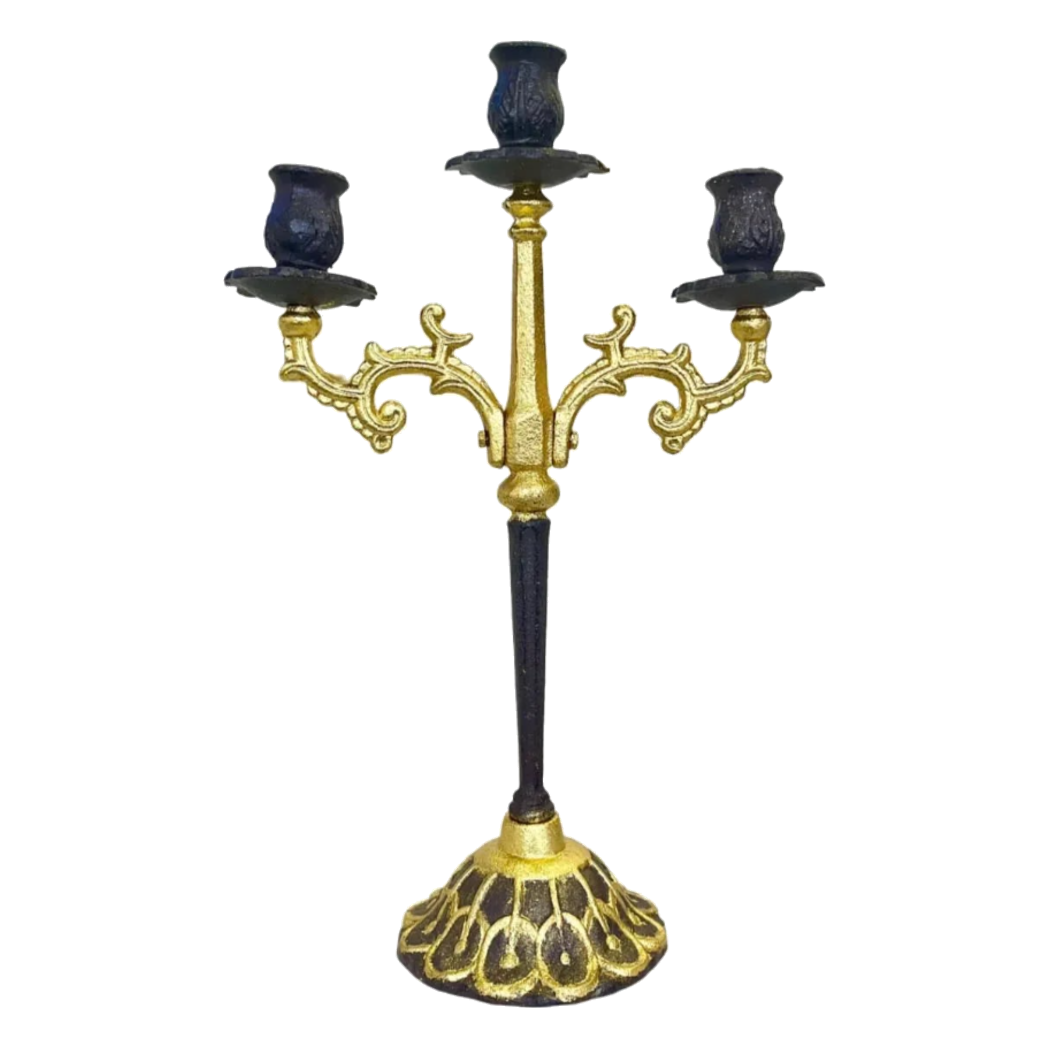 Đế Nến Maleficent Gold Dark Spell 43x28x13 - CẬU HAI HOME DECOR