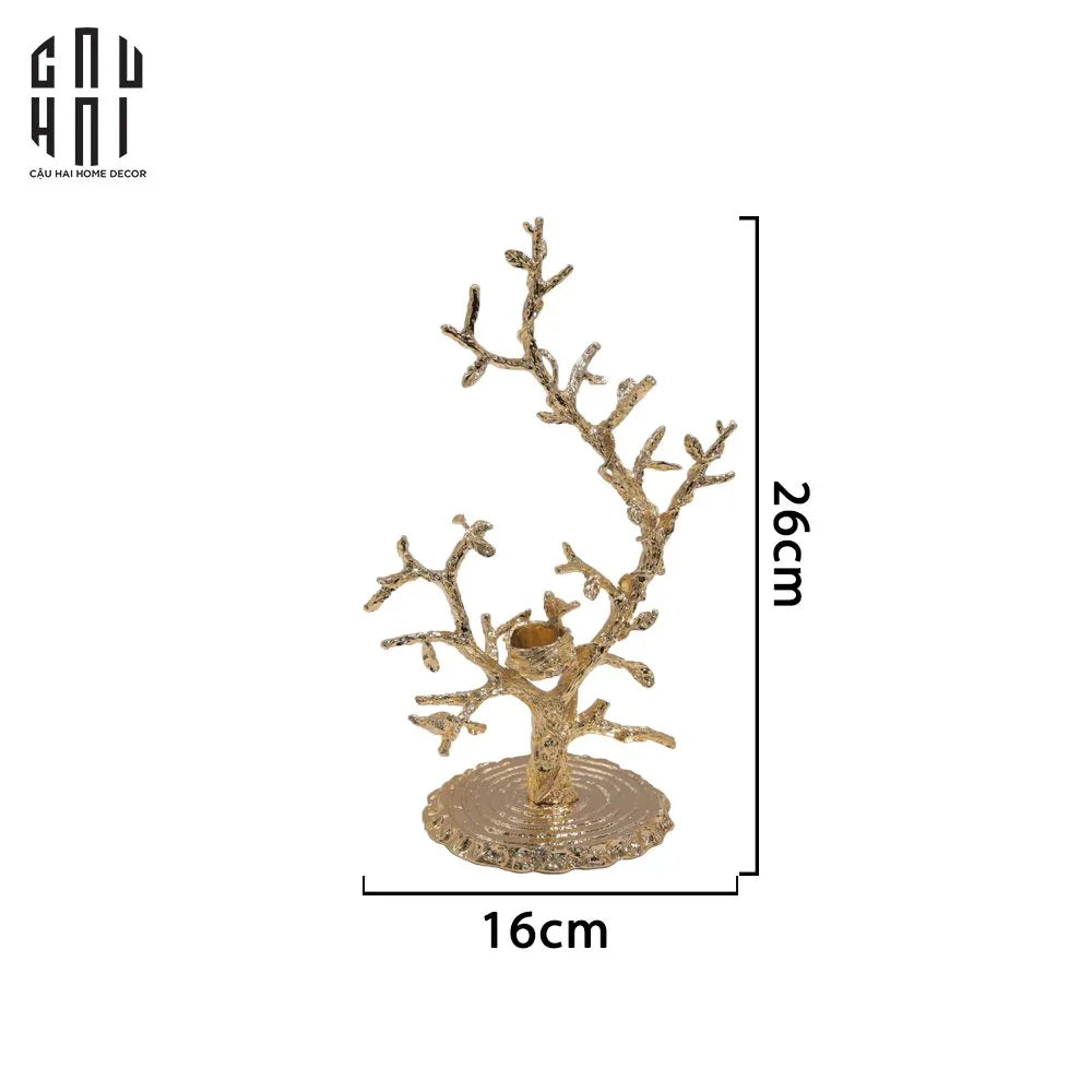 ĐẾ NẾN TRANG TRÍ BLOOMING BIRD AMETHYST SS25