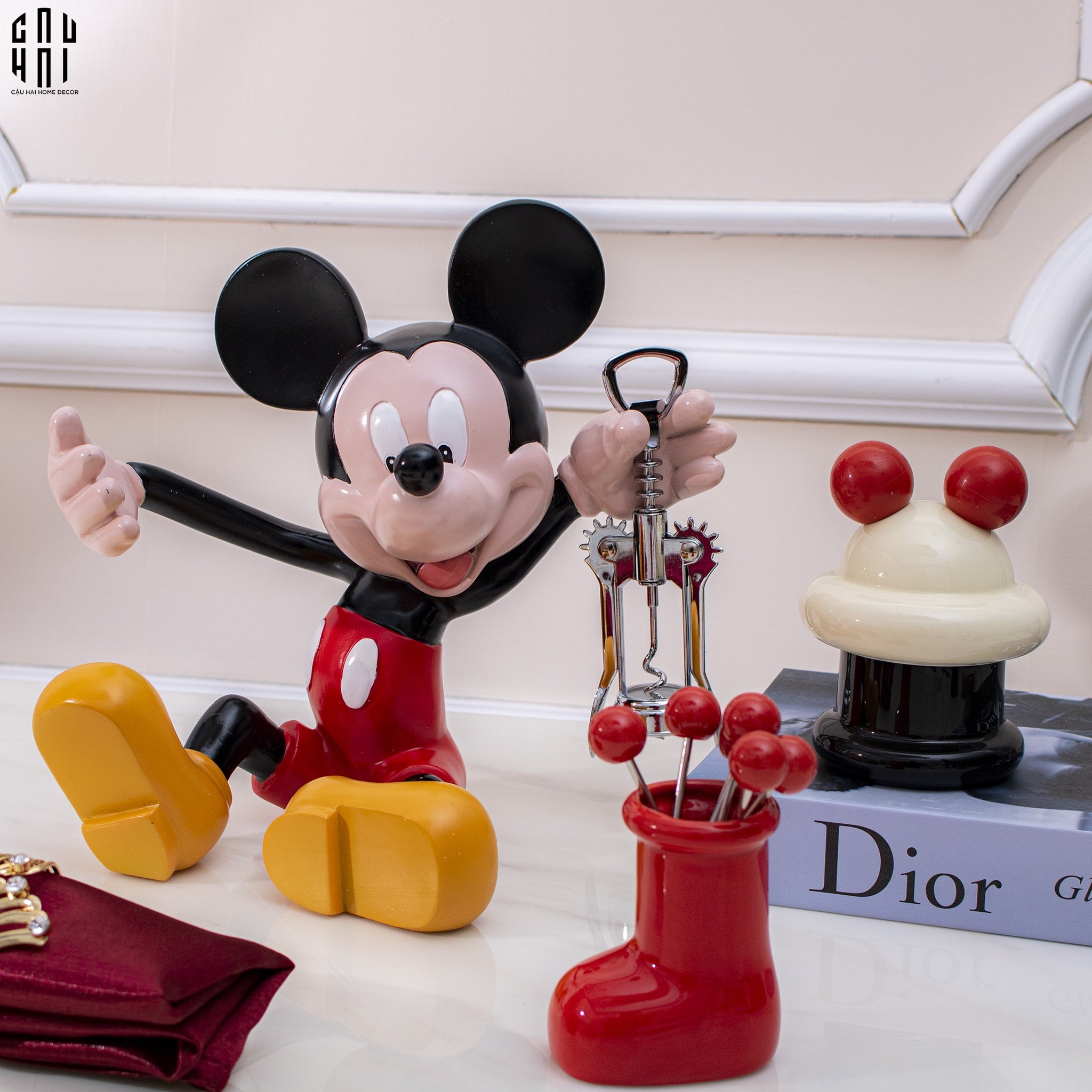 ĐẾ RƯỢU CLASSIC MICKEY MOUSE - CẬU HAI HOME DECOR
