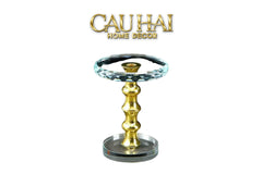 Đế Trụ Trưng Bày Pha Lê 1/3/5 Trụ - Golden Column Cristalleries Display Stand-CẬU HAI HOME DECOR