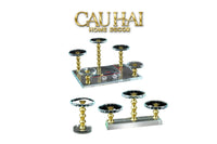 Đế Trụ Trưng Bày Pha Lê 1/3/5 Trụ - Golden Column Cristalleries Display Stand-KỆ TRANG TRÍ-CẬU HAI HOME DECOR