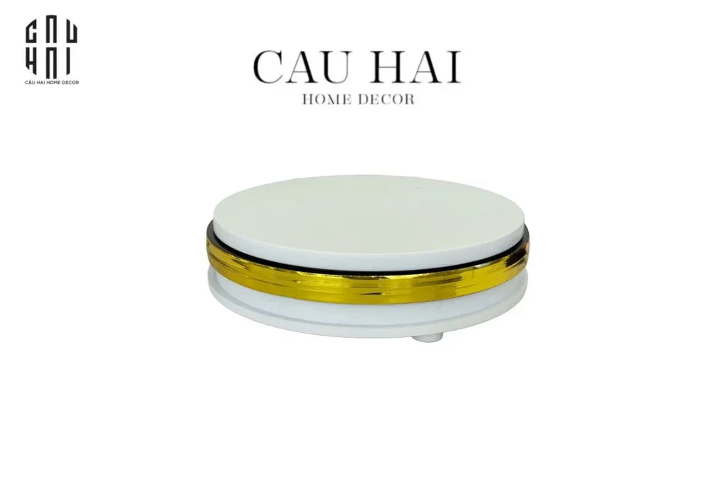 Đế Xoay Điện 25Cm - Turning Table 25Cm-KHAY TRANG TRÍ-CẬU HAI HOME DECOR