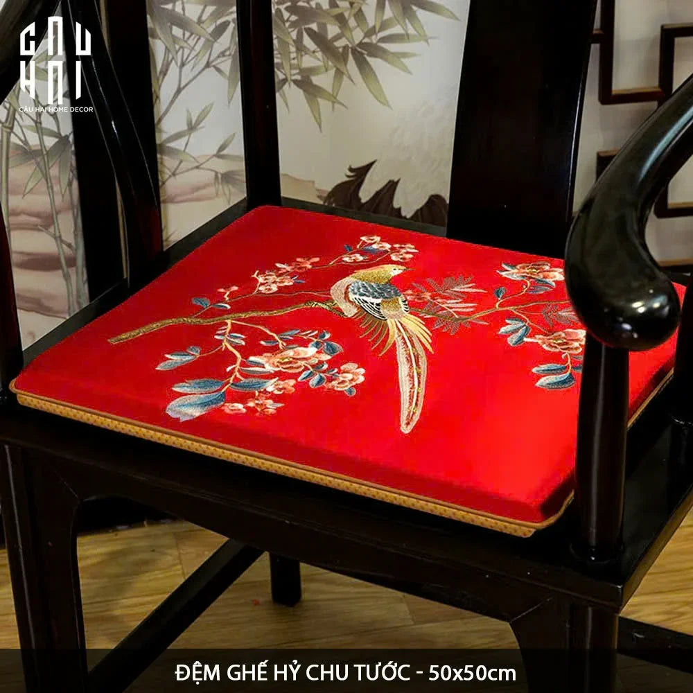 ĐỆM GHẾ CHU TƯỚC 50.-CẬU HAI HOME DECOR