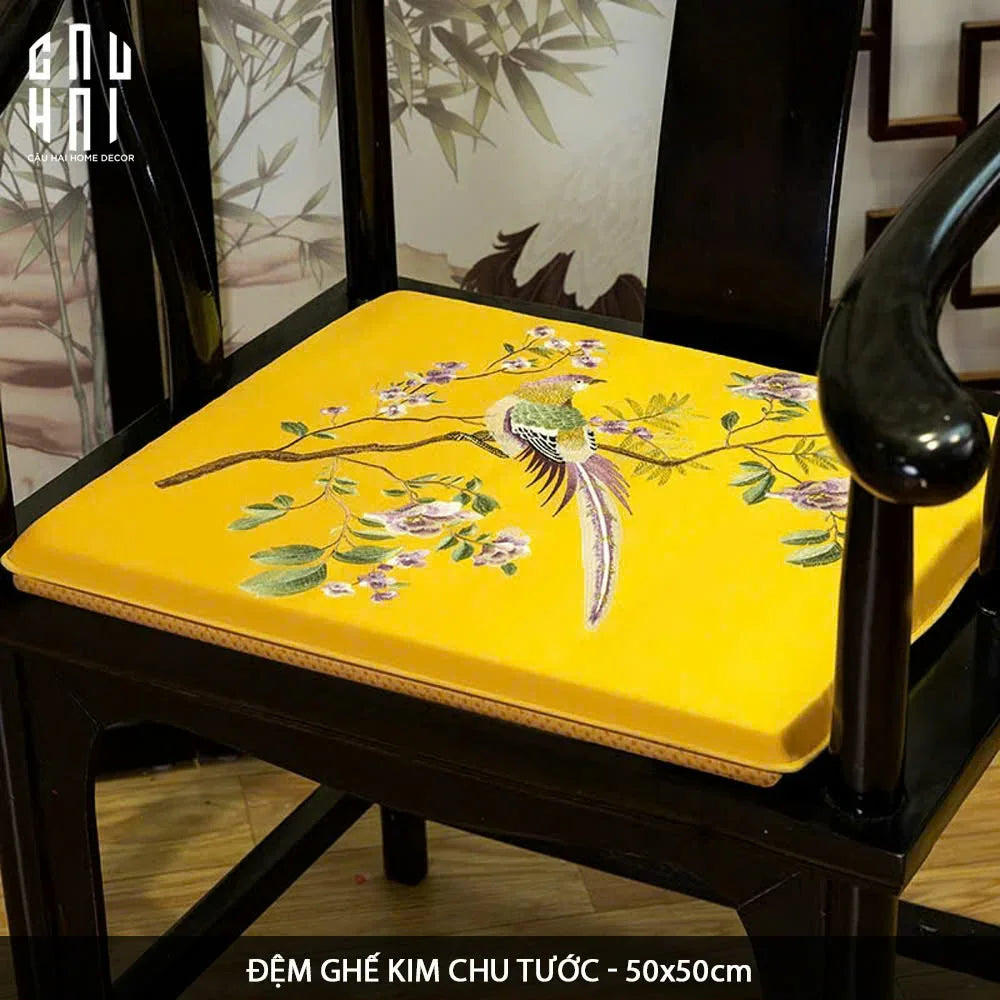 ĐỆM GHẾ KIM CHU TƯỚC 50.-CẬU HAI HOME DECOR