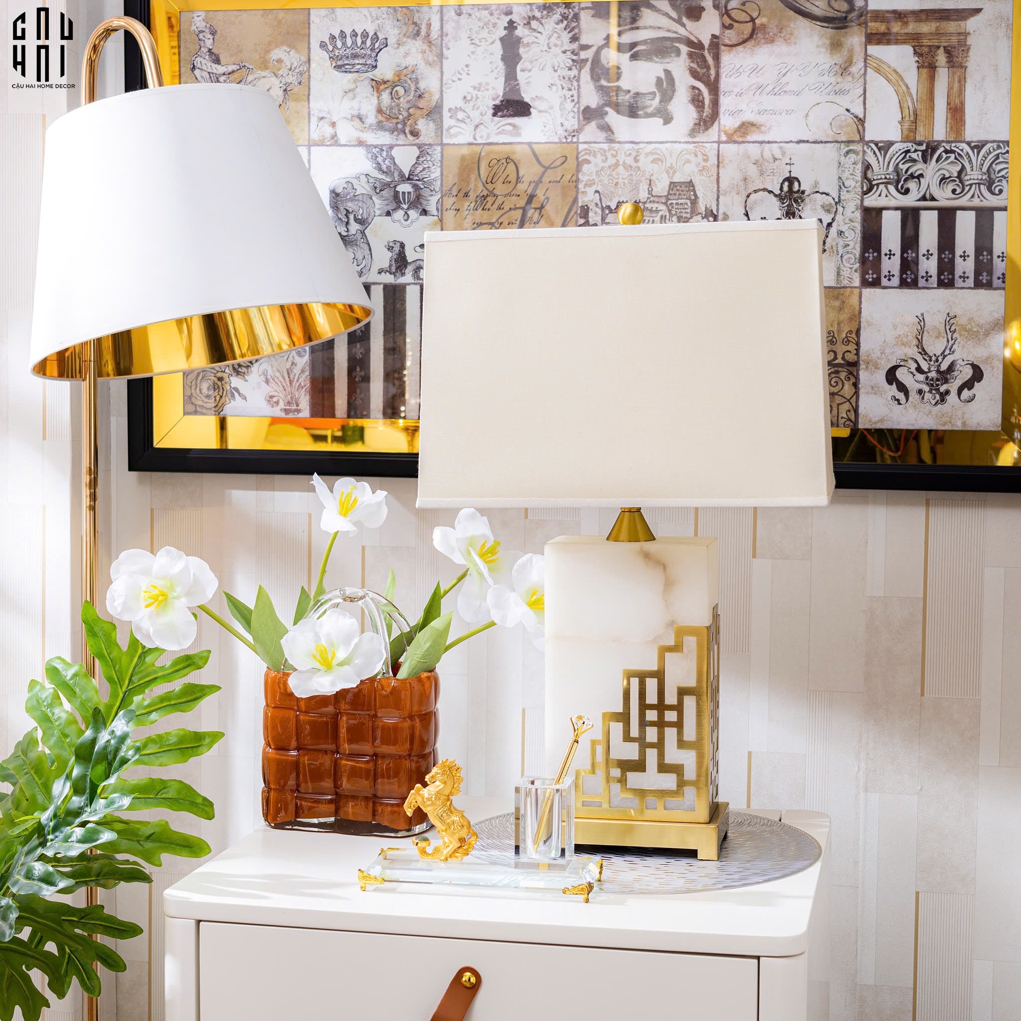 ĐÈN BÀN CLAYTON - CLAYTON SIDE TABLE LAMP-7- Cậu Hai Home Decor