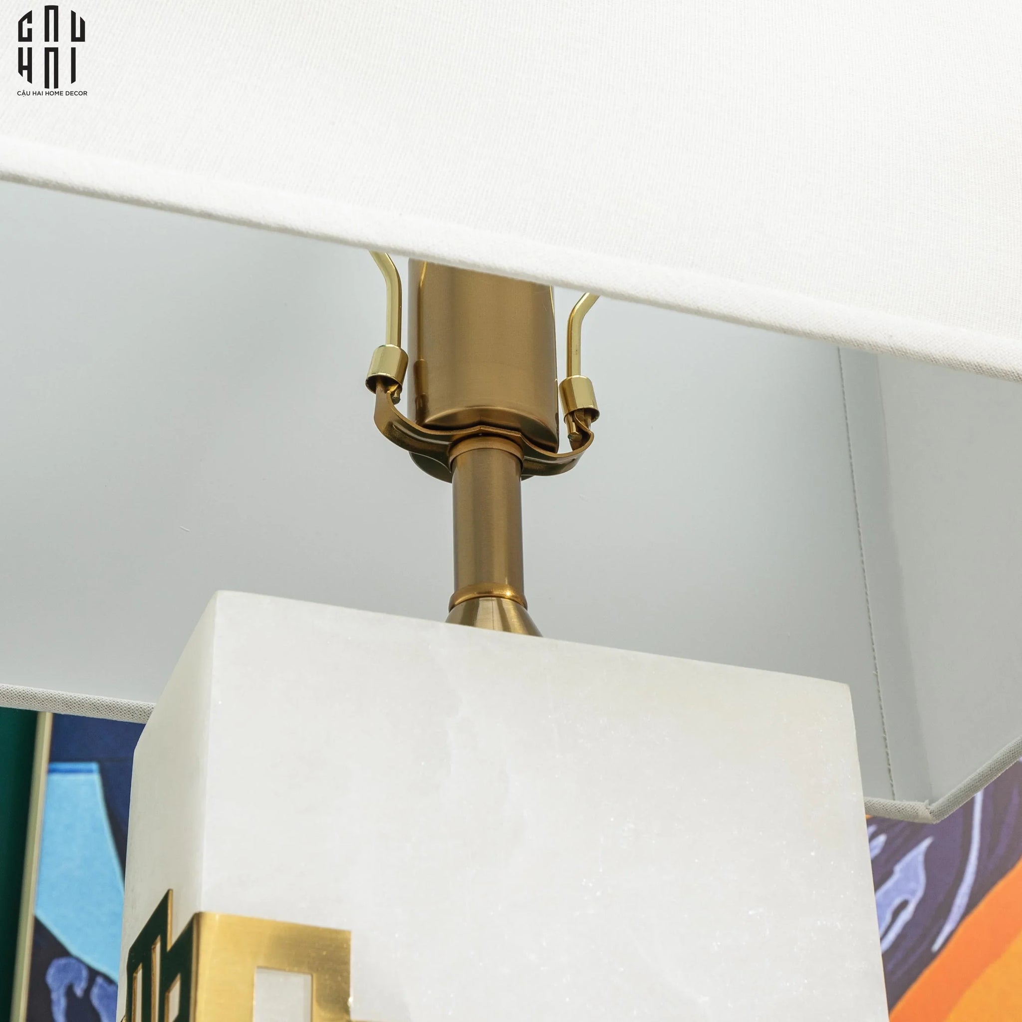 Đèn Bàn Clayton - Clayton Side Table Lamp-ĐÈN BÀN-CẬU HAI HOME DECOR