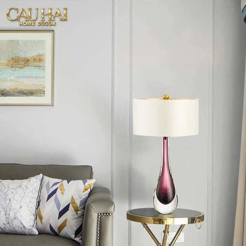 Đèn Bàn Esther - Esther Side Table Lamp-ĐÈN BÀN-CẬU HAI HOME DECOR