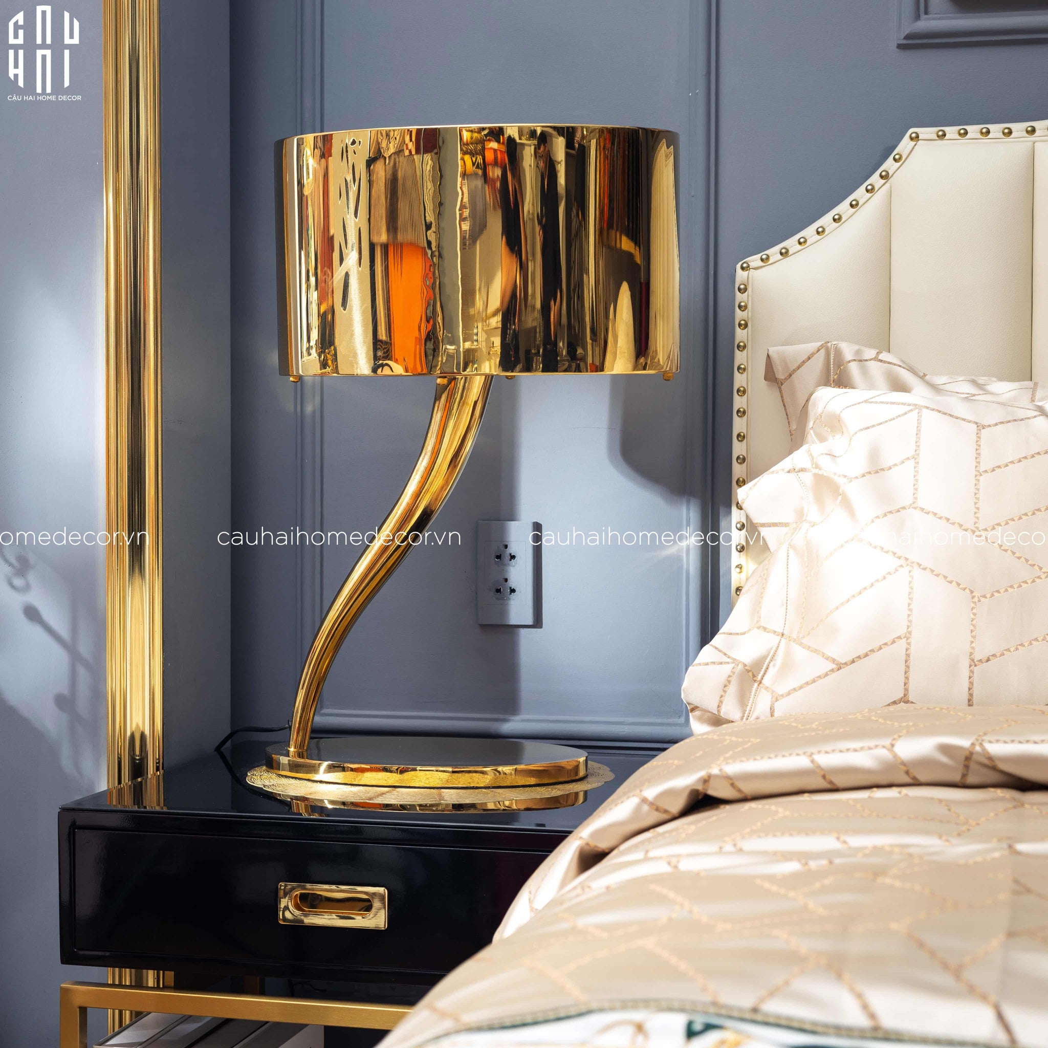 Đèn Bàn Hathor - Hathor Side Table Lamp - CẬU HAI HOME DECOR