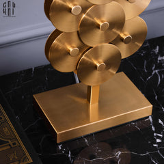 Đèn Bàn Léman - Léman Golden Side Table Lamp-ĐÈN BÀN-CẬU HAI HOME DECOR