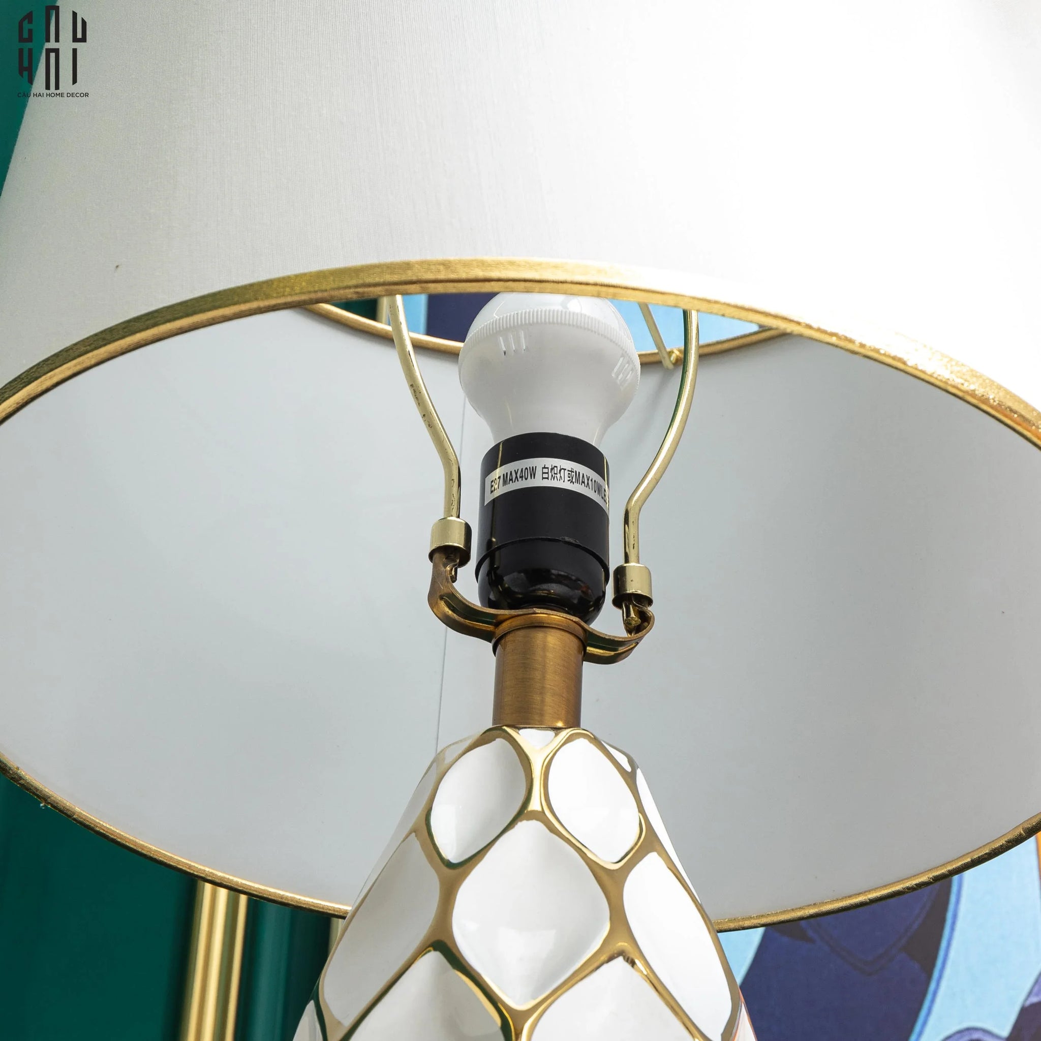 ĐÈN BÀN MARTHA - MARTHA PORCELAIN SIDE TABLE LAMP