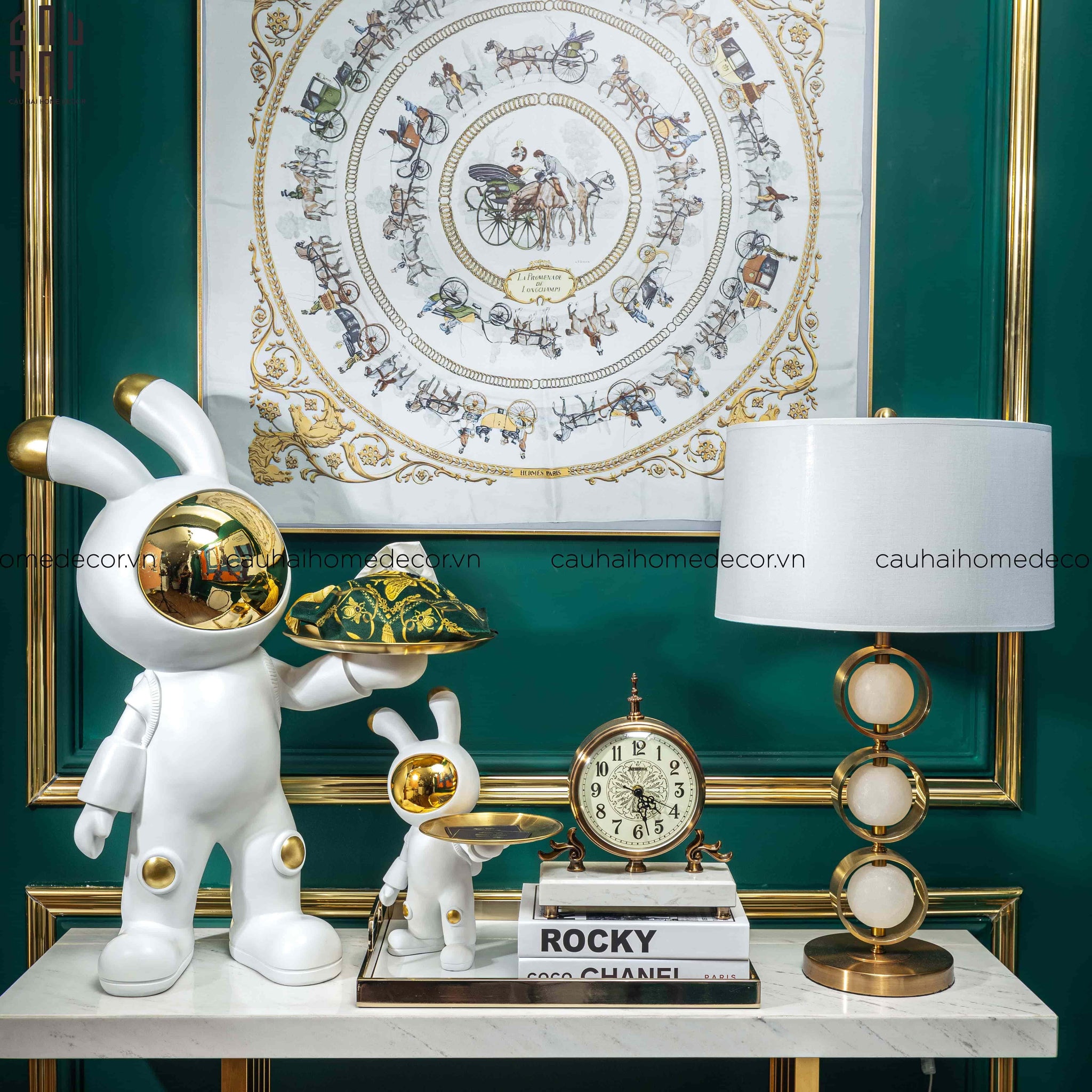 Đèn Bàn Pearls - Pearls Side Table Lamp - CẬU HAI HOME DECOR