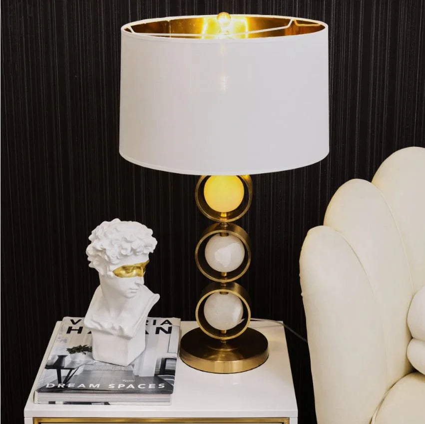 Đèn Bàn Pearls - Pearls Side Table Lamp-CẬU HAI HOME DECOR