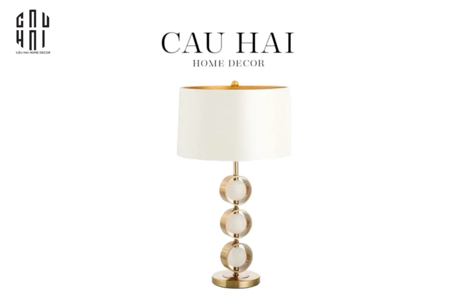 Đèn Bàn Pearls - Pearls Side Table Lamp-CẬU HAI HOME DECOR