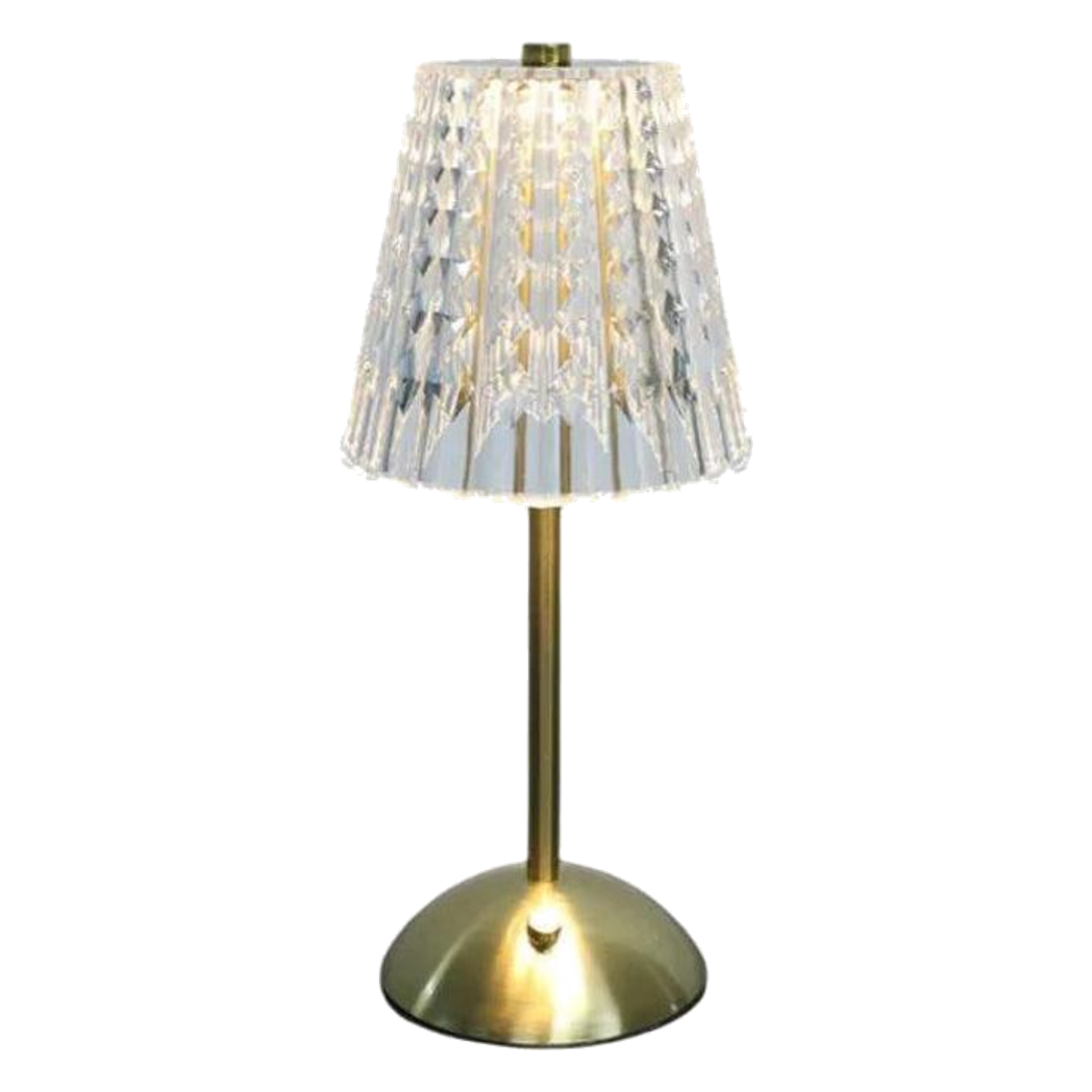 Đèn Bàn Pin Sạc 3 Chế Độ Acrylic Diamond Aurora Table Lamp 13x30 - CẬU HAI HOME DECOR