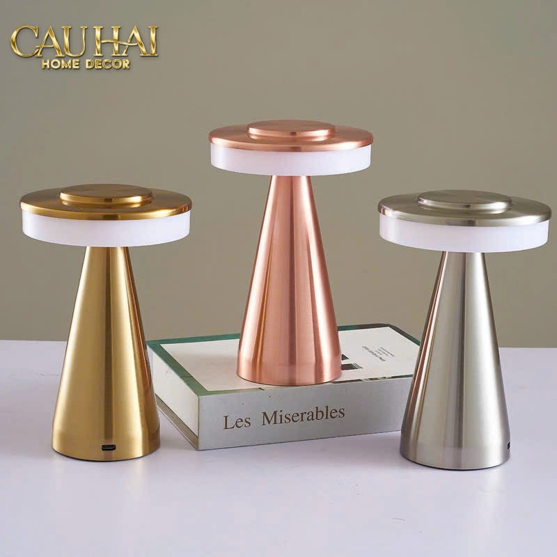 Đèn Mặt Trăng Golden Lunar Orbit Lamp - CẬU HAI HOME DECOR