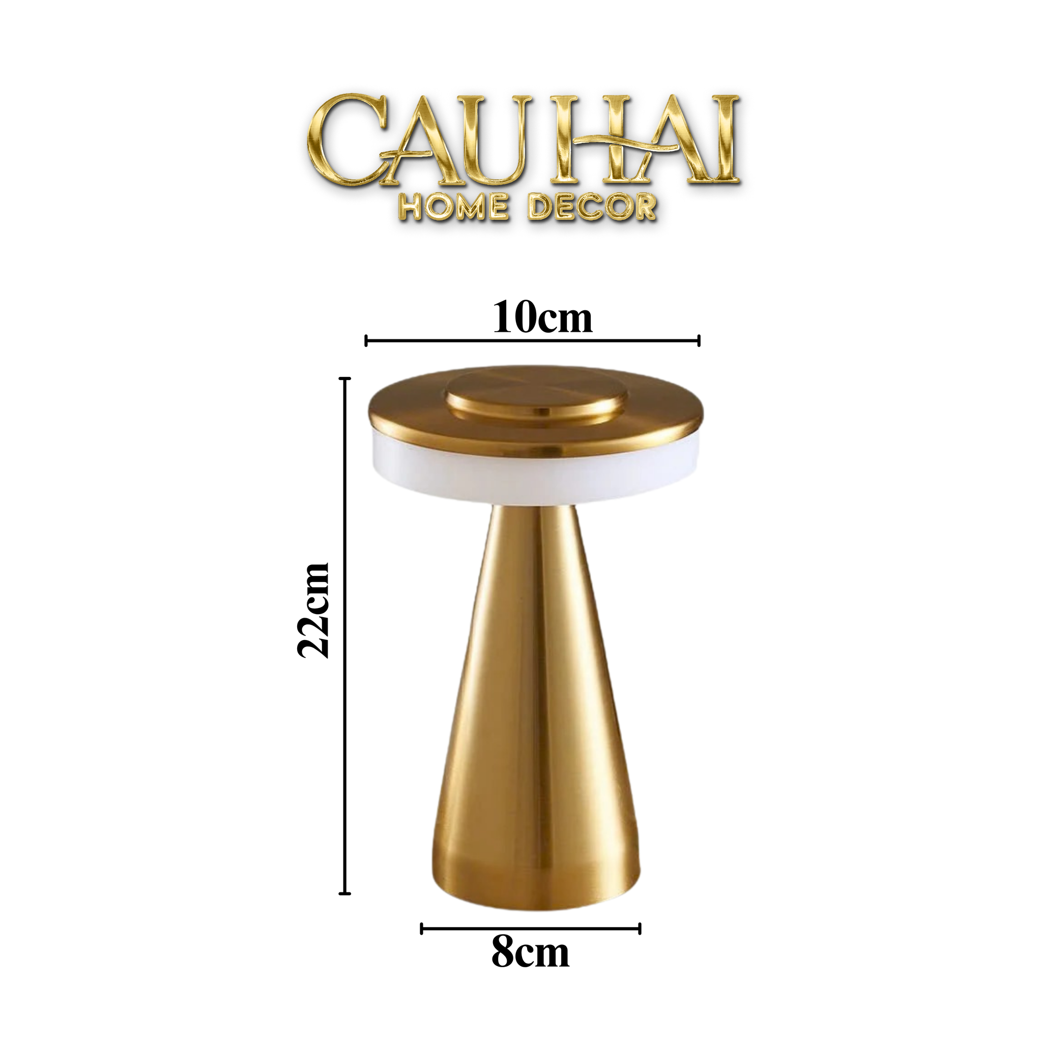 Đèn Mặt Trăng Golden Lunar Orbit Lamp - CẬU HAI HOME DECOR