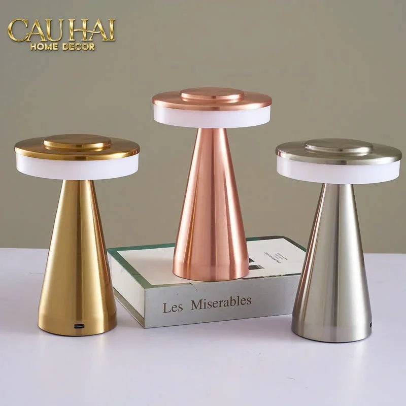 Đèn Mặt Trăng Golden Lunar Orbit Lamp-ĐÈN TRANG TRÍ-CẬU HAI HOME DECOR