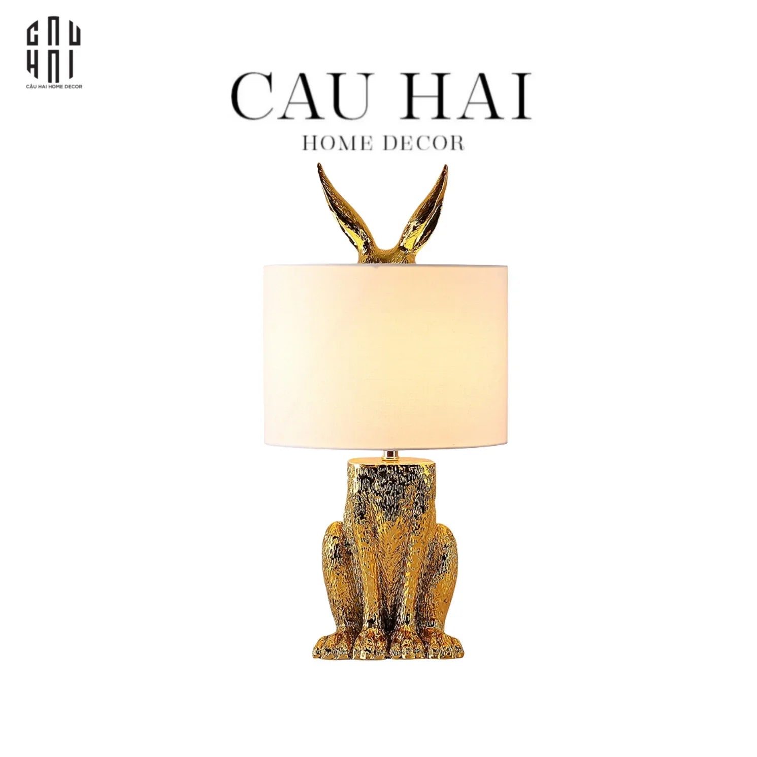 Đèn Ngủ Để Bàn Gilded Rabbit - CẬU HAI HOME DECOR