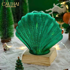 Đèn Trang Trí Emerald Sea - Shell Crystal Light Lamp-CẬU HAI HOME DECOR